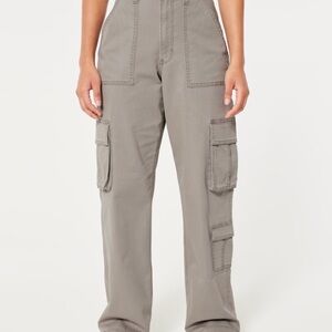 NWT Hollister ULTRA HIGH-RISE 3-POCKET BAGGY CARGO PANTS Size 12